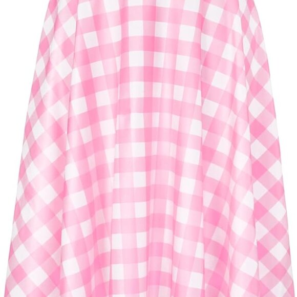 Pink Gingham Skirt | BARBIE HALLOWEEN OUTFIT | BARBIE HALLOWEEN COSTUME - Picture 4 of 5
